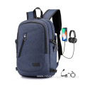 Hipster School Bag With USB Boys Laptop Backpack